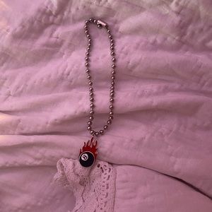 8 ball pendant necklace